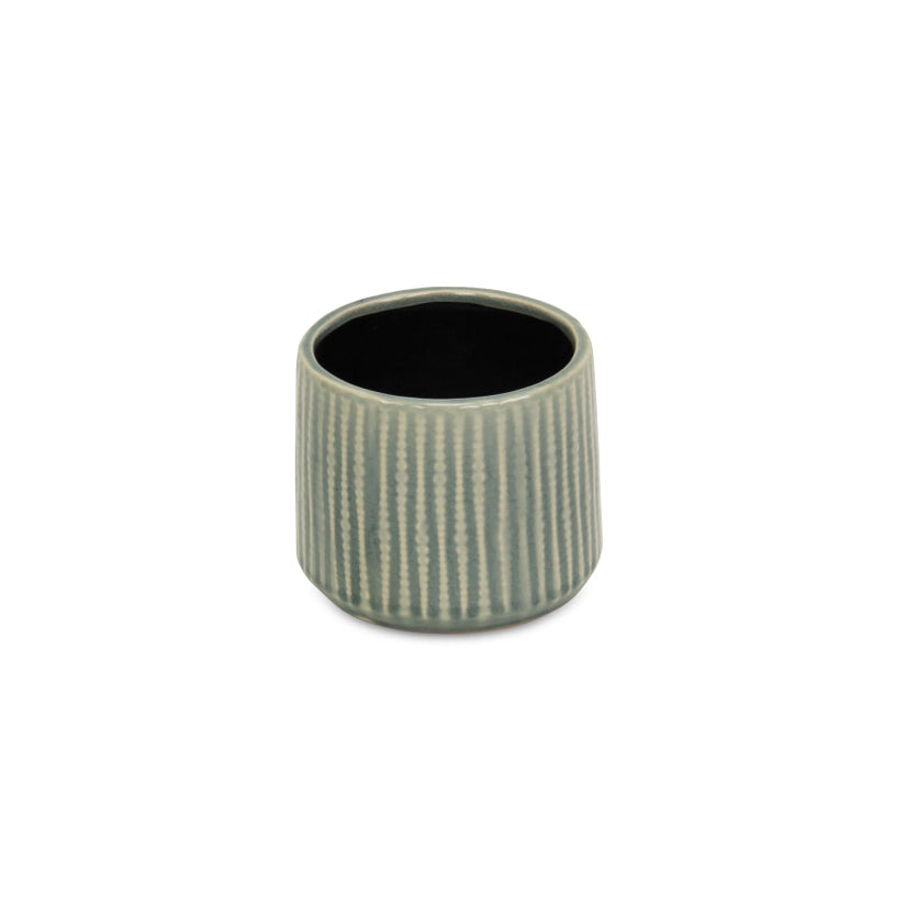 Small Arianthe Orb Patterned Ceramic Pot