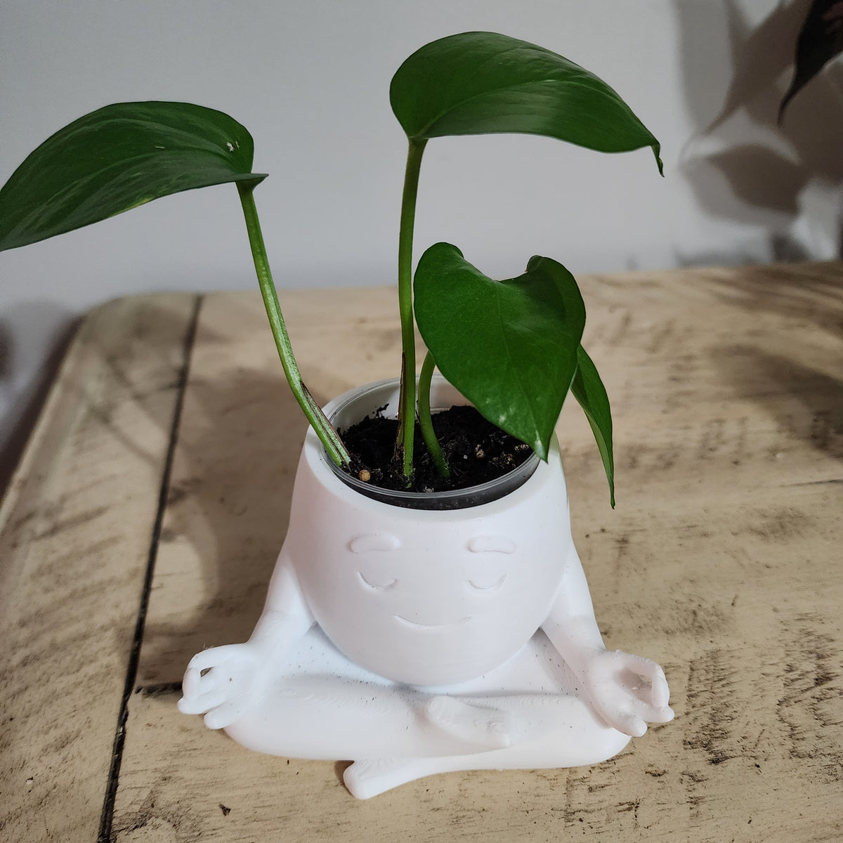 Cute Yoga Resin Planter